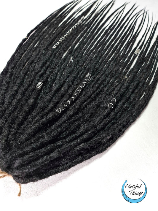 Crochet dreads set deep black
